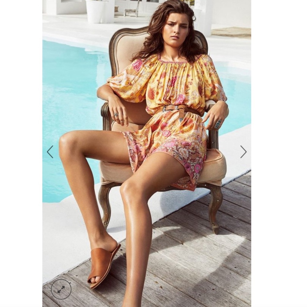 Spell Siren Song Marigold Short-dress/Tunic NWOTS